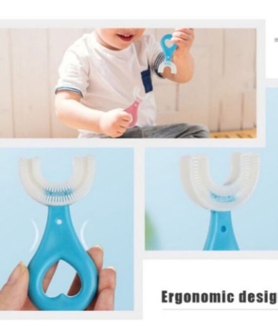 Sikat Gigi Anak Bentuk U Bahan Silikon / Training Toothbrush / Tooth Brush Baby Silicon Type U Sikat Gigi Anak Sikat / Sikat Gigi Silikon Bayi