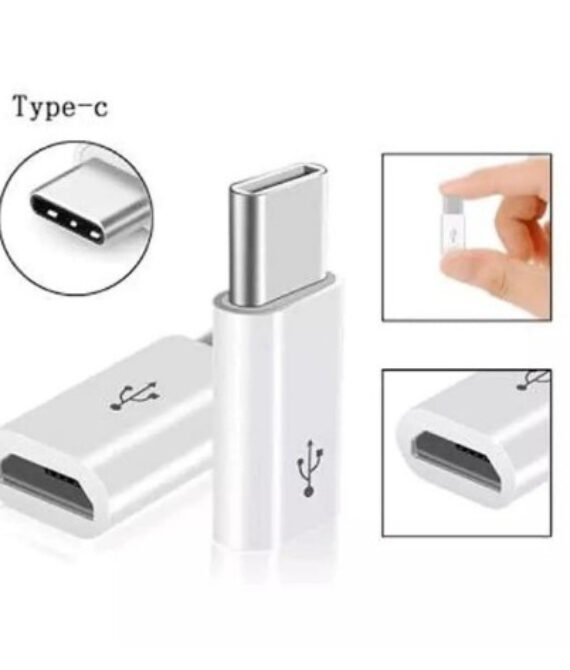 Dhio-Converter Sambungan Micro Ke Type C – Adaptor Micro Usb Ke Type C Sambungan Adapter Converter