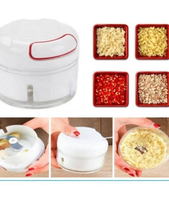 Dhioshopi – Mini Food Chopper / Blender Tarik Tangan Manual / Speedy Chopper / Alat Pemotong Giling Blender Cincang Potong Bawan Sayuran