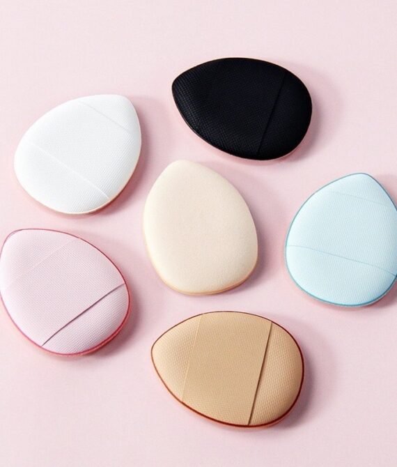 Dhio Spons Puff Air Cushion Mino Spons Under Eye Basah / Kering Spons Concealer Foundation Mini