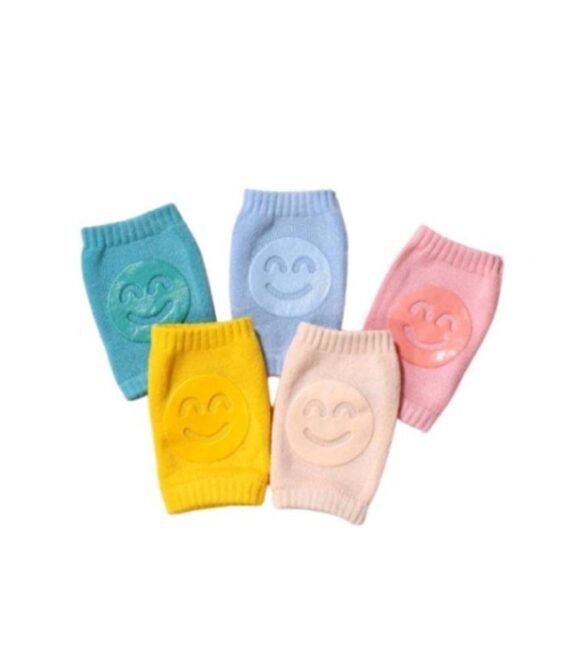 Pelindung Lutut Bayi Anti Slip / Baby Kneepad Motif Smile Protector Baby / Knee Pads Pelindung Lutut Bayi Merangkak